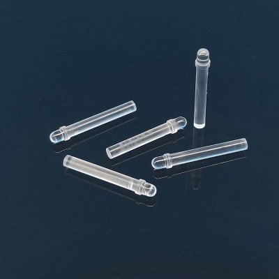 Transparent PC material LED light guide pipe