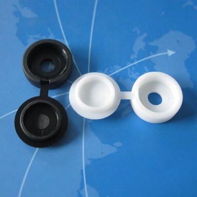 Dongguan Supply black and white nylon plastic cover for screw