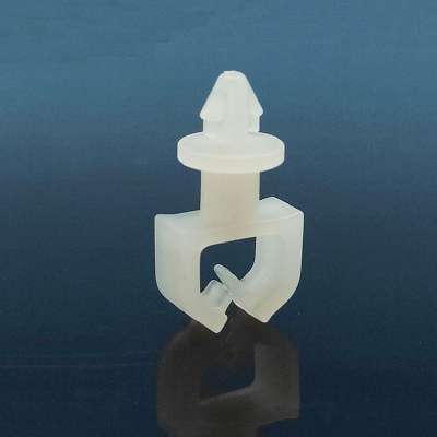 Natural push-in nylon wire clip